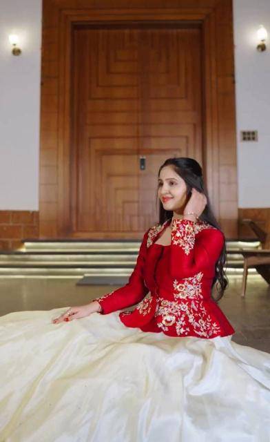 Launching Festival Special Pc 558 Chinon Red Bridal lehenga choli in Pune